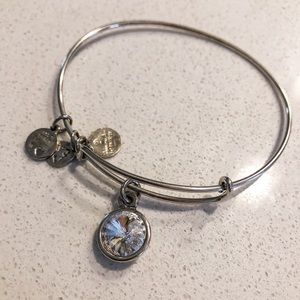 April Birthstone Alex and Ani bracelet